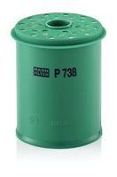 FILTROS MANN P738X - FILTRO COMBUSTIBLE