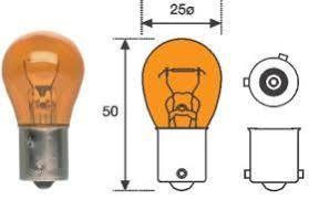 AMOLUX 299AMBAR - LAMPARA STOP 12V 21W BAU15S AMBAR