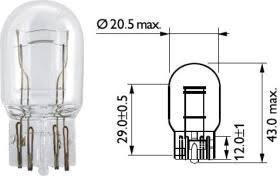 AMOLUX 63 - LAMPARA SIN CASQUILLO T-20 12V 21W