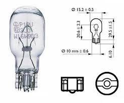 AMOLUX 634 - LAMPARA WEDGE-CUNA T-15 12V 16W