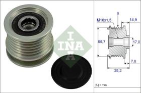 INA 535001310 - POLEA LIBRE ALTERNADOR TURISMO