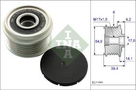 INA 535015110 - POLEA LIBRE ALTERNADOR TURISMO