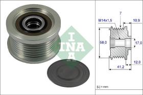 INA 535023210 - POLEA LIBRE ALTERNADOR TURISMO