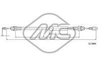 METALCAUCHO 81856 - CABLE FRENO TRANSIT ALL RWD CAB SER