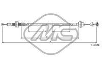 METALCAUCHO 81909 - CABLE ACELERADOR ESCORT 1,4I