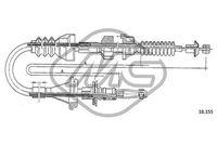 METALCAUCHO 81922 - CABLE EMBRAGUE PRELUDE