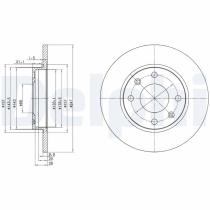 DELPHI BG2213 - DISCO DE FRENO