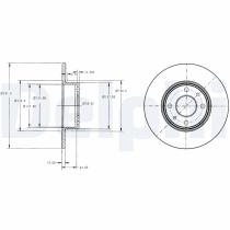 DELPHI BG2322 - DISCO DE FRENO