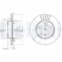 DELPHI BG2623 - DISCO DE FRENO