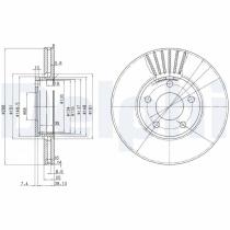 DELPHI BG2745 - DISCO DE FRENO