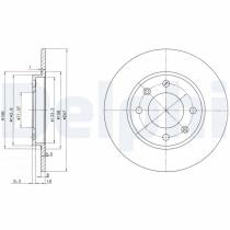 DELPHI BG2800 - DISCO DE FRENO