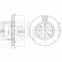 DELPHI BG2872 - DISCO DE FRENO