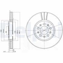 DELPHI BG3035 - DISCO DE FRENO