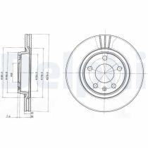 DELPHI BG3198 - DISCO DE FRENO