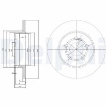 DELPHI BG3208 - DISCO DE FRENO