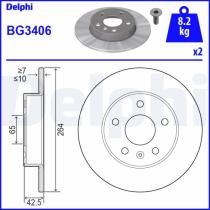 DELPHI BG3406 - DISCO DE FRENO