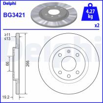 DELPHI BG3421 - DISCO DE FRENO