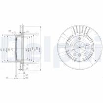 DELPHI BG3527 - DISCO DE FRENO