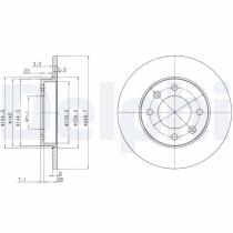 DELPHI BG3653 - DISCO DE FRENO