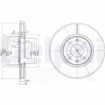 DELPHI BG3675 - DISCO DE FRENO