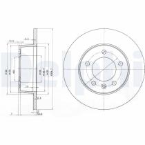 DELPHI BG3681 - DISCO DE FRENO