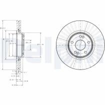 DELPHI BG3688 - DISCO DE FRENO