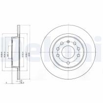 DELPHI BG3731 - DISCO DE FRENO