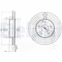 DELPHI BG3755 - DISCO DE FRENO