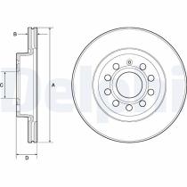 DELPHI BG3832 - DISCO DE FRENO