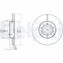 DELPHI BG3833 - DISCO DE FRENO