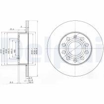 DELPHI BG3890 - DISCO DE FRENO