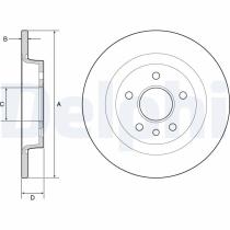 DELPHI BG3897 - DISCO DE FRENO