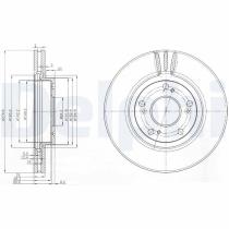 DELPHI BG3977 - DISCO DE FRENO