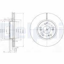 DELPHI BG3980 - DISCO DE FRENO