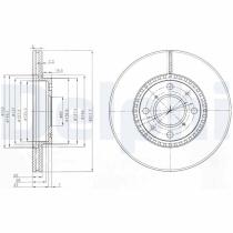 DELPHI BG4049 - DISCO DE FRENO