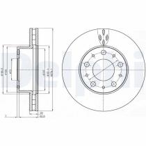 DELPHI BG4059 - DISCO DE FRENO