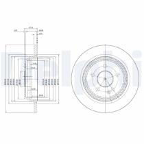 DELPHI BG4063 - DISCO DE FRENO