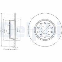 DELPHI BG4324 - DISCO DE FRENO