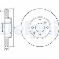 DELPHI BG4459 - DISCO DE FRENO