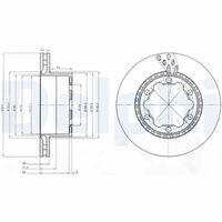 DELPHI BG9015 - DISCO DE FRENO