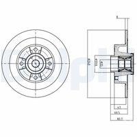 DELPHI BG9028RS - DISCO DE FRENO