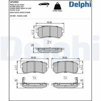 DELPHI LP1952 - PASTILLA DE FRENO