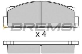 BREMS BP2004 - PASTIGLIE FRENO - BRAKE PADS