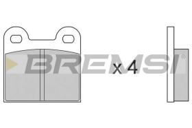 BREMS BP2010 - PASTIGLIE FRENO - BRAKE PADS