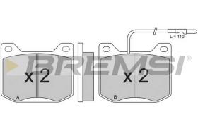 BREMS BP2014 - PASTIGLIE FRENO - BRAKE PADS