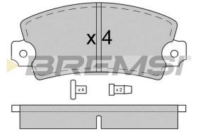 BREMS BP2018 - PASTIGLIE FRENO - BRAKE PADS