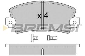 BREMS BP2026 - PASTIGLIE FRENO - BRAKE PADS