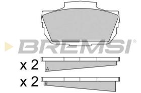 BREMS BP2030 - PASTIGLIE FRENO - BRAKE PADS