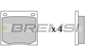 BREMS BP2070 - PASTIGLIE FRENO - BRAKE PADS