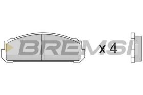 BREMS BP2076 - PASTIGLIE FRENO - BRAKE PADS